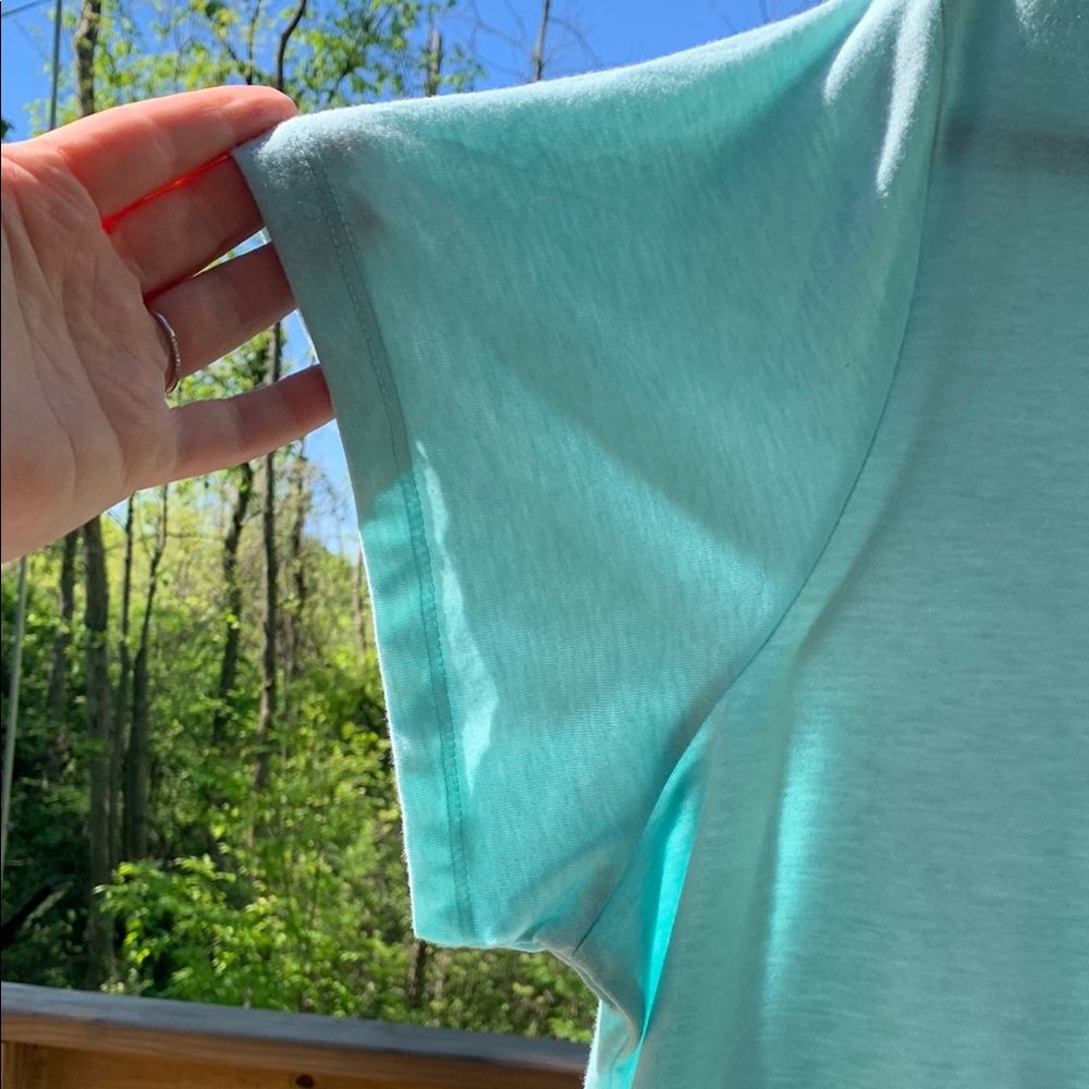 Torrid Classic Fit Light Blue Top - Picture 4 of 4